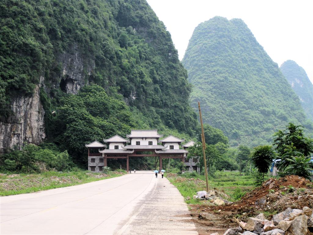 YANGSHUO - uitzicht onderweg met de fiets