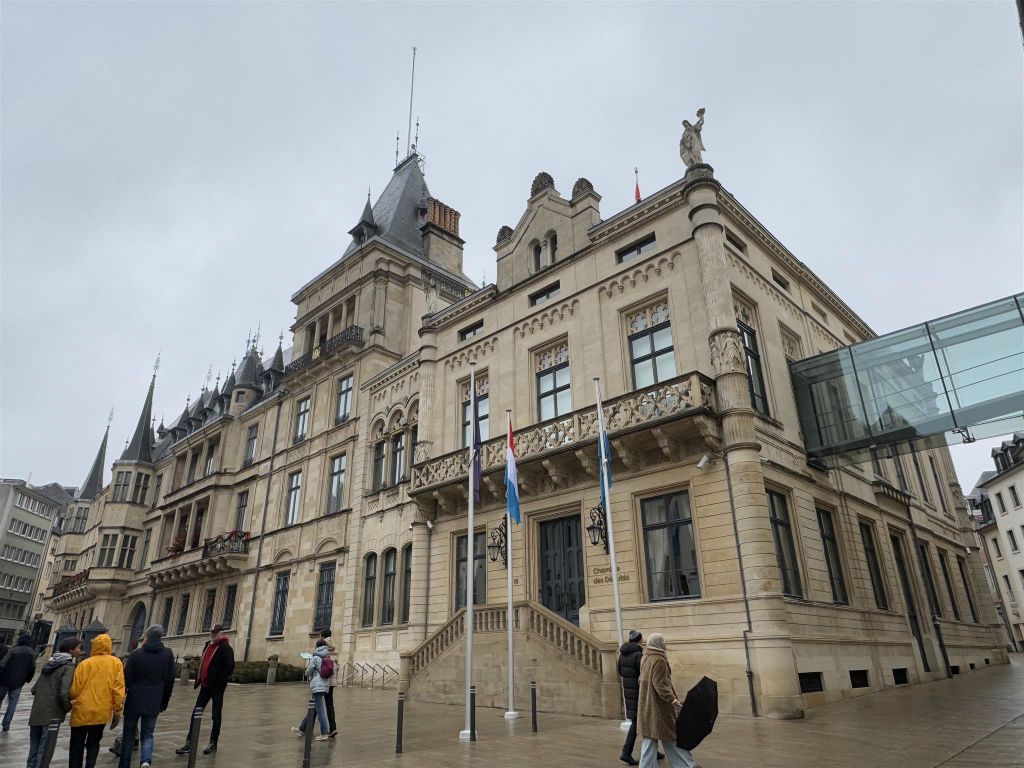 LUXEMBURG - het groothertogelijk paleis