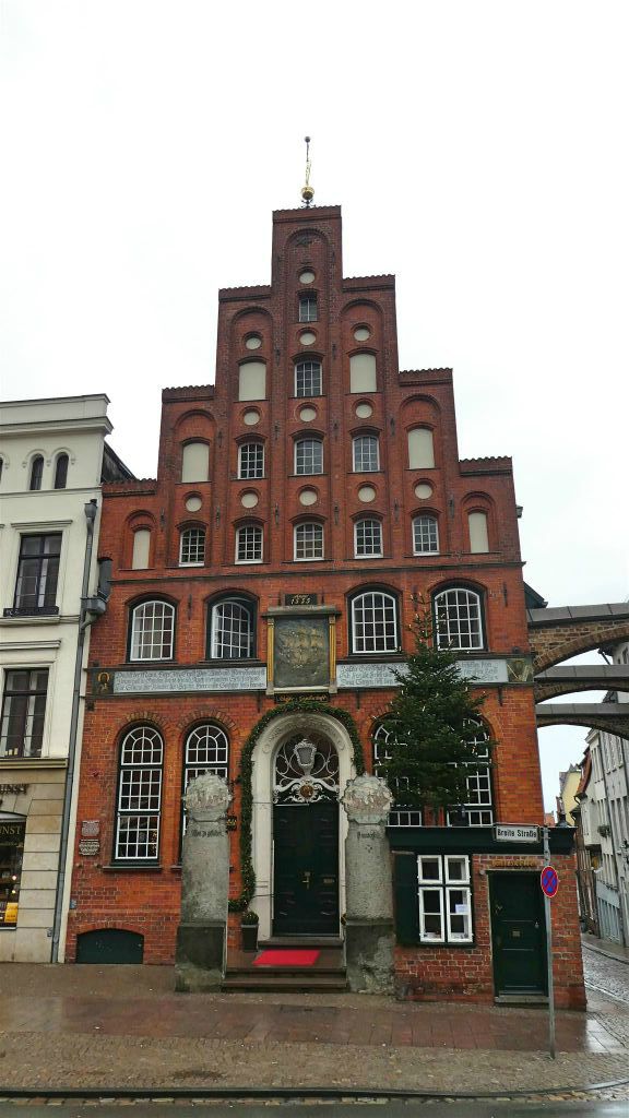 LÜBECK - een gebouw van de voormalige Schiffergesellschaft