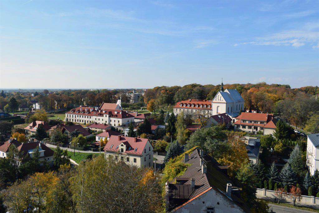 SANDOMIERZ - het uitzicht vanaf een toren