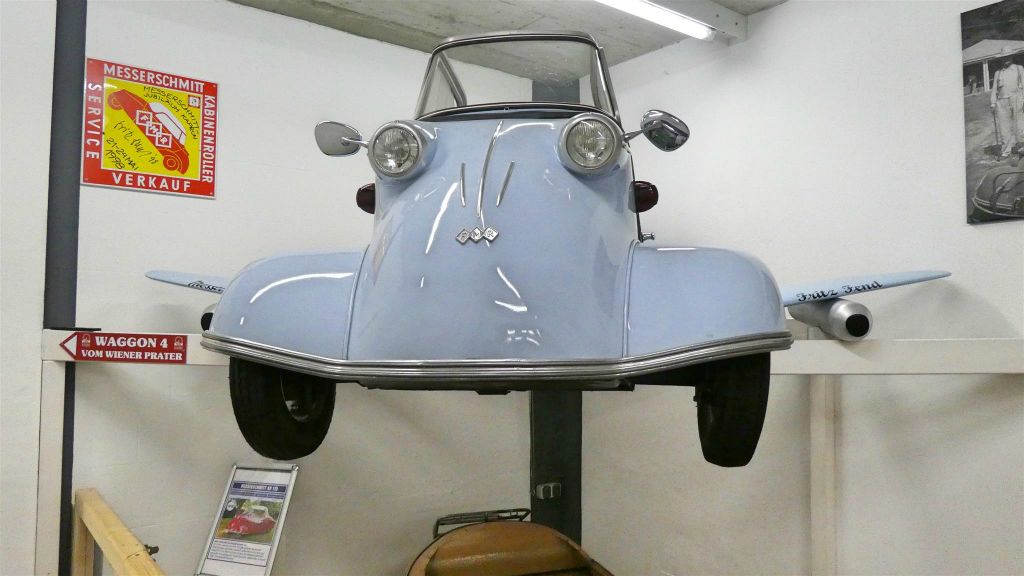 KAPRUN - een Messerschmitt KR201 in het Vötters oldtimer museum