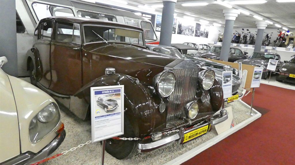 KAPRUN - een Rolls-Royce Silver Wraith in het Vötters oldtimer museum