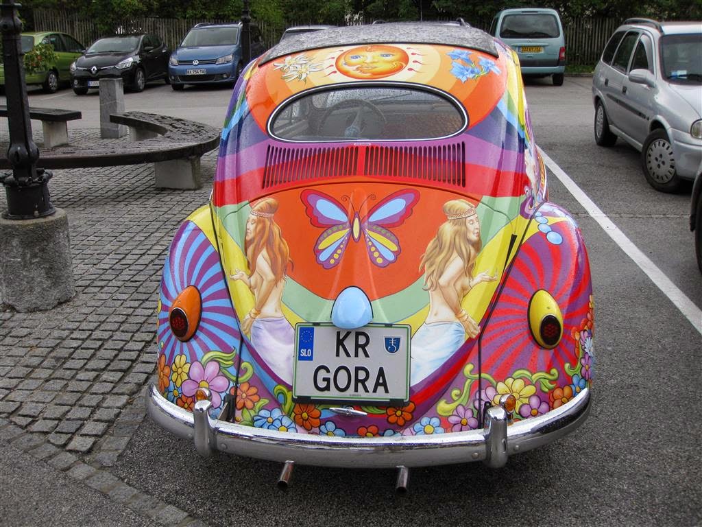 KRANJSKA GORA - een mooie gespoten Volkswagen kever